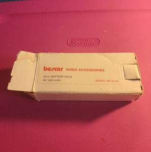 Bescor Video Accessories 8mm Rechargeable Battery Pack